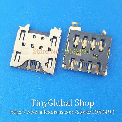 10pcs/lot New replacement for Blackberry Z10 Q10 Sim Card Reader Holder Tray Slot Socket