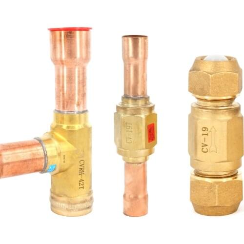 Air conditioning Refrigerate check valve one way valve Refrigerator check valve welding