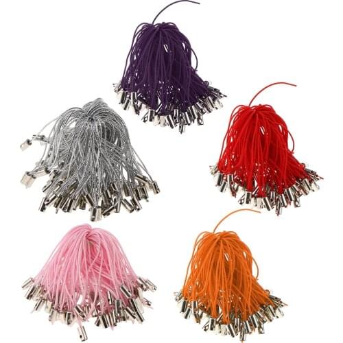 100pcs Mobile Cellphone Braided Lariat Lanyard Cords Dangle Straps