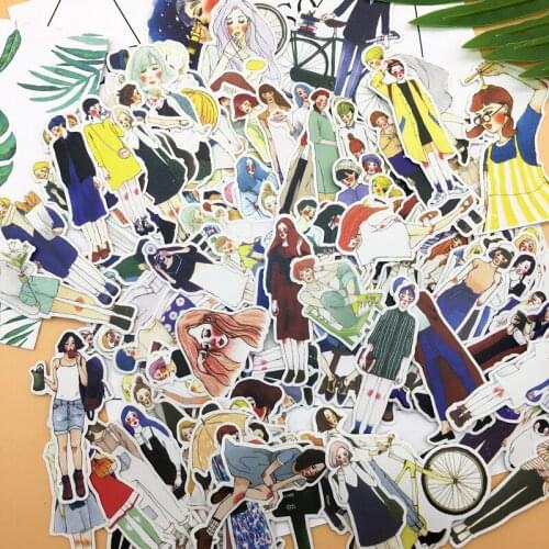 170pcs Cute and beautiful Girls sticker for diary books decoration adhesive stickers/ self made DIY sticker