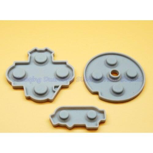 20set 3 in 1 Conductive Pads for wiiu pad Console Conductive Rubber Silicone Pads Buttons