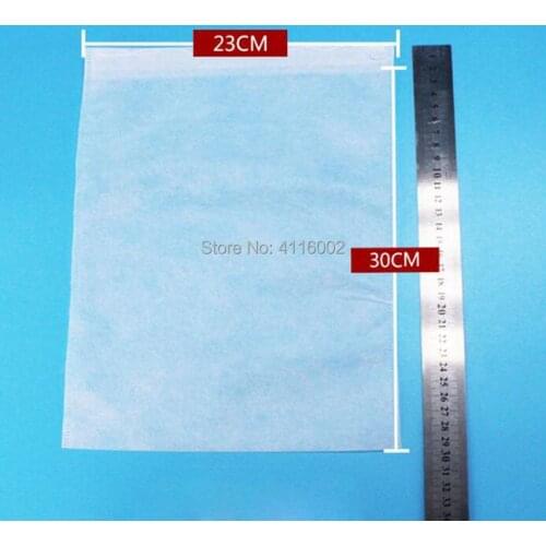 300pcs 23*30cm Non-woven Cloth Bags Mesh Strainer Tea Pulp Juice Jelly Food Nut Milk Filter Screen Net Percolator Bag
