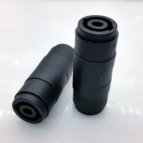 4pin Ohm butt joint XLR connector 4pins XLR Female to Female Extend connector for microphone Stereo System speaker box 5pcs/lot