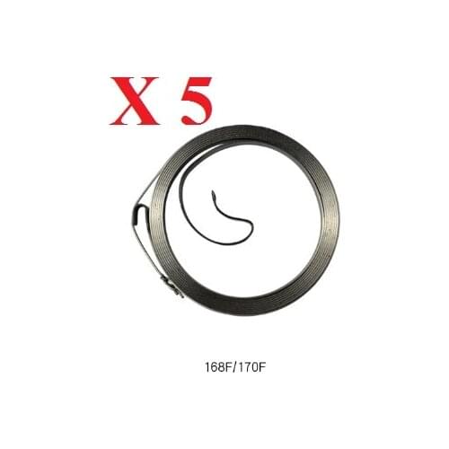 5Pcs Recoil Starter Spring Fit HONDA GX160 GX200 GX120 GXV160 168F 170F 5.5-6.5HP Gas Generator Engine Motor Parts