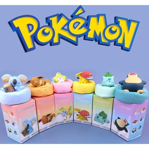 Anime Pokemon Mystery Blind Box Series Cartoon Kawaii Manga Statue Figurines PVC Mini Action Figure Collectible Model Toys Doll