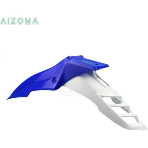 Motocross Blue w/ White Front Mudguards Offroad Motorbike Fender Protection Guard For Kawasaki Yamaha WRF YZF WR YZ 125 250 426