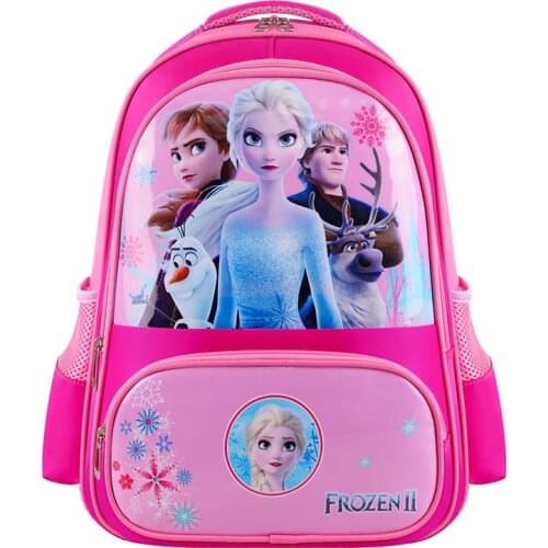 Disney school bag childrens new wear-resistant waterproof boys girls cartoon cute burden primary school backpack frozen