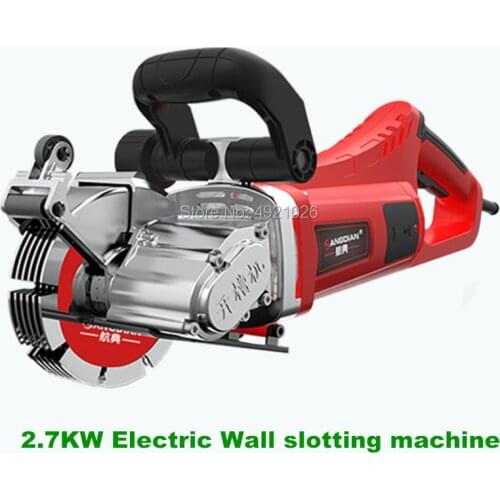 2.7KW Electric Wall slotting machine 220V Hydroelectric installation wall slotting machine Electric Wall Chaser