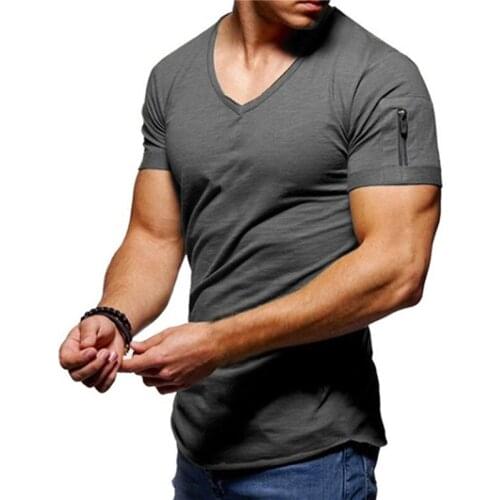 Hengsong Men's Plain T-shirts