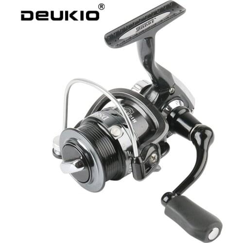 DEUKIO Fishing Reel DS800 All Metal Spool Max Drag Power 6KG Saltwater Spinning Reel Carp 6.0:1 High Speed Bas Pike Fishing Reel