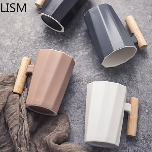 Mugs Coffee Cups Ceramic Spoon Cup with Lid Creative Personality Trend Gift Box Coffee Cup Couple Cup Ceramic Cup Couple Gift