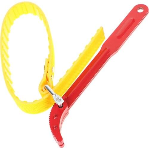Oil Filter Belt Wrench Oil Filter Puller Strap Spanner Adjustable Strap Wrench