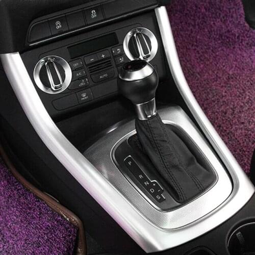 For Audi Q3 2012 2013 2014 2015 ABS Matte Car gear shift knob frame panel Cover Trim Car Styling accessories 1pcs