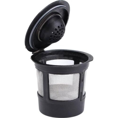 Reusable Single Cup For Keurig Solo Filter Pod KCup Coffee Stainless Mesh Black Pattern:1 Pc