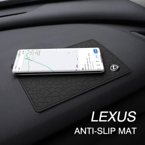 Car Interior Non Slip Mat Dashboard Phone Anti-Slip Sticky Gel Pad For Lexus IS250 IS200 CT200h GS300 LS430 RX450h LX570 IS300