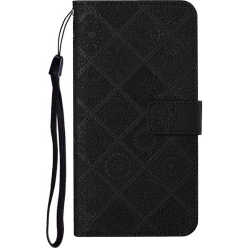 New Style For Fundas OPPO A15 A 15 Leather Wallet Case On For OPPO A12 A 12 A11 A11K Flip Stand Floral Embossed Phone Cover OPPO
