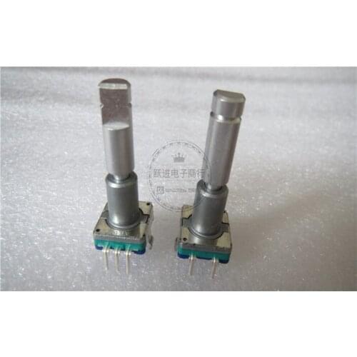 Original new 100% EC11 encoder 5pin 30-point step automobile power amplifier digital encoding switch handle 28MM