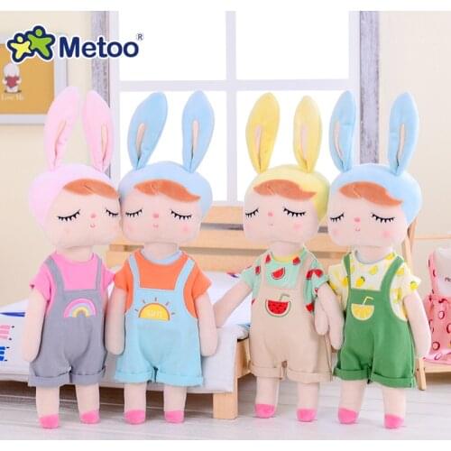 Metoo Plush Toys Dress up Angela Dolls With Box Dressing Doll Rabbit Cute Dreaming Girl Gift for Kids Children