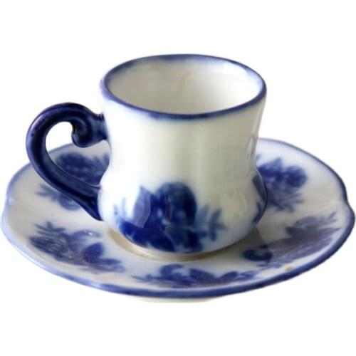 Underglaze Retro Candle Holders Antique Light Luxury Candle Holder Handmade Ornaments Minimalist Bougeoir Room Decor EB50ZT