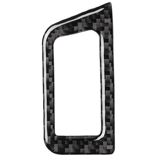 Fit For Audi Q7 SQ7 4M 2016-2019 real carbon fiber trunk switch button decoration car interior modification accessories