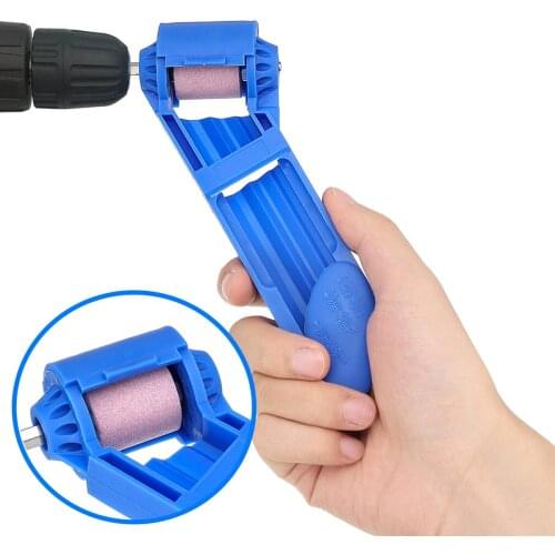 Portable Drill Bit Sharpener 2-12.5mm Corundum Grinding Wheel Powered Tool for Drill Polishing