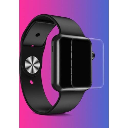 9D Clear TPU Smart Watch Screen Protectors Hydrogel Film for iWatch 1/2/3/4