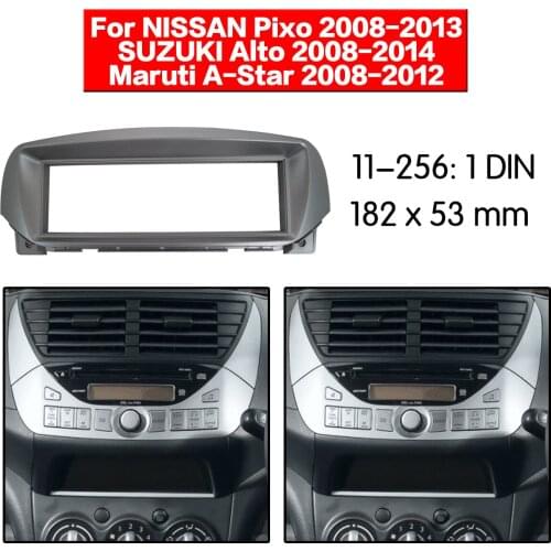 Car Radio frame Audio Fascia For NISSAN Pixo 2008+ Car Stereo Radio Fascia Panel Installation Adapter DVD player Frame