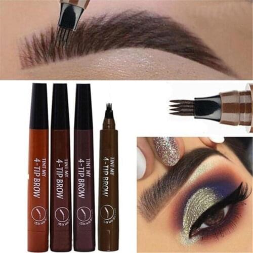 Light Brown Eyebrow Pencil Three Dimensional Pen Head Pen Lasting Makeup Waterproof Coloring Long Liquid S2T4