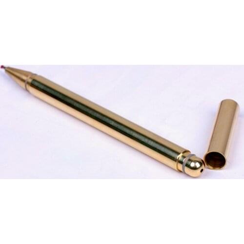 Outdoor EDC Tactical Pen High Quality Defence Personal Self Defense Signing Pen Tool Multipurpose Brass Anti-skid Portable Mini