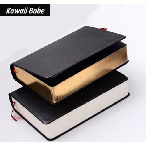 Bible Diary Book Notepad Blank Writing Thick Notebooks Journals Retro Leather Paper Office School Supplies Budget Book
