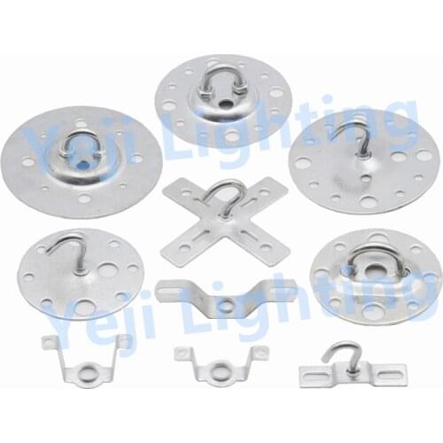 Vintage ceiling rose canopy bracket for chandeliers led bulb pendant light connector bracket broad with hook ring accessories