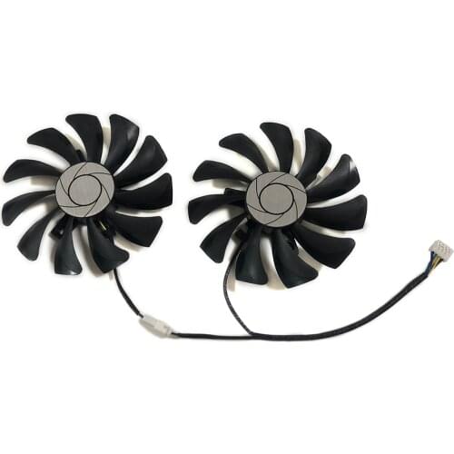 1 Set GTX960 GTX950 GPU Alternative Cooler Fan For MSI GeForce-GTX-950-2GD5T-OCV2 GTX-960-2GD5T-OCV2 Video Grahics Card Cooling
