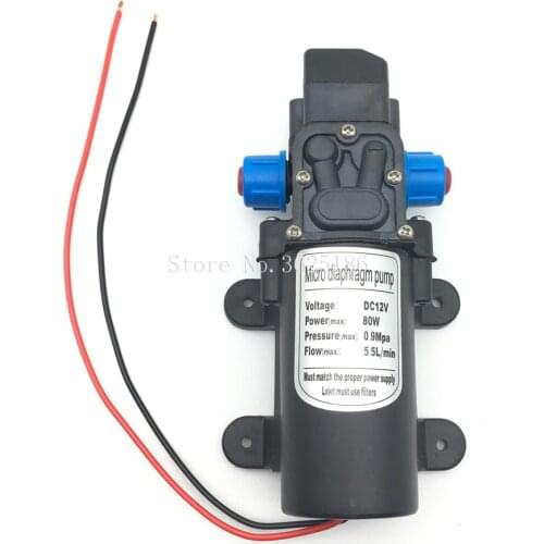 1pcs 12V 100W 60W 80W plant agricultural drone DC brush water pump sprayer diaphragm pump