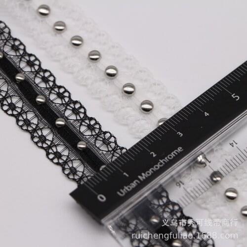 40yards/lot lace rhinestone bridal pearls wedding crystal sash trimming embroidery accessories beads