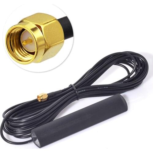 Superbat 824-960MHz/1710-1990MHz/1920-2170MHz Aerial GSM/UMTS/CDMA 3G Antenna Signal Booster 2DBi SMA Plug 3M Cable RG174