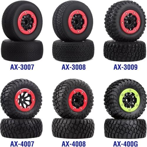 Austar 4PCS 110mm RC Car Rubber Tires Wheel for 1/10 Short Course Truck ARRMA SENTON XLH 9125 Traxxas Slash