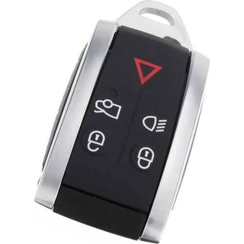 Auto Car 5 Buttons Remote Key Case Cover For Jaguar X S-Type XF XK XKR