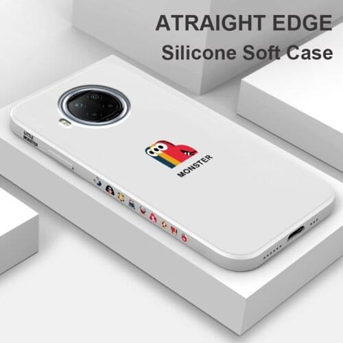 For Xiaomi Redmi Note 9 Pro 5G Cases Original Fashion Liquid Silicone Shockproof Soft Shell Cover Cartoon Phone Case