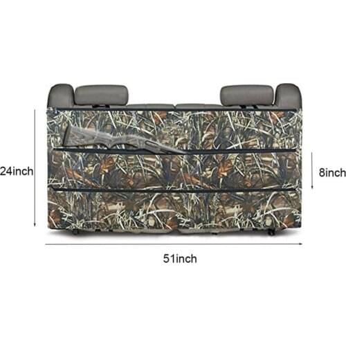Black/Camo Rifle Gun rack case Organizer for Most SUV Trucks car Back Seat Vehicle gun Storage
