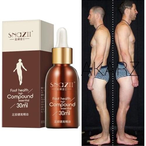 Famous Brand SNAZII Height Increasing Oil Medicine Body Grow Taller Essential Oil Foot Health Care Products Promot Bone Growth