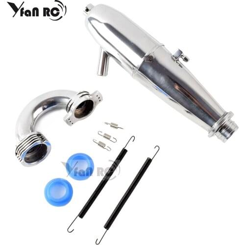 HSP Model Car 1/8 Exhaust Pipe SH Go 21 Level 28 Engine BQ004 Exhaust Tube for RC Cars