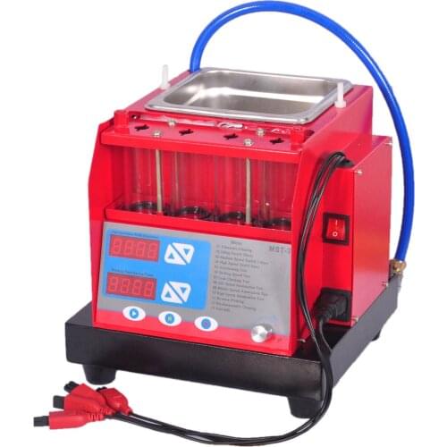 MST-30 4 Cylinder Auto Ultrasonic cleaning Machine Fuel Injector tester and Cleaner for Motorcycle and Gasoline Car for Heavy lo