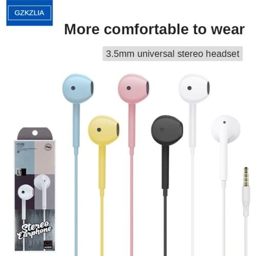 B19 In-Ear Headset 3.5mm Applicable Mobile Phone Earphones Game Earplugs with Controller Music Wholesale