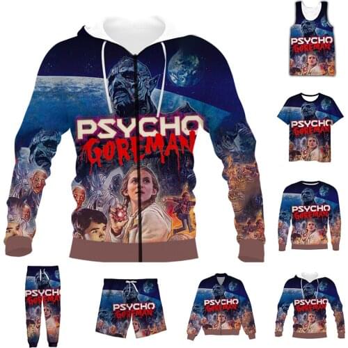 New Fashion 3D Full Print Movie Poster T-shirt/Sweatshirt/Zip Hoodies/Thin Jacket/Pants Four Seasons Casual Suit V33