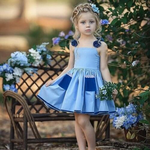 2020 TALLOLY summer new girls sling dress explosive lace pleated princess dress