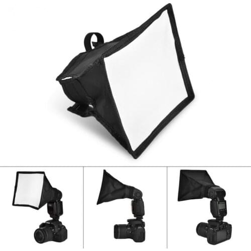 New 15*17cm Universal Mini Portable Softbox Diffuser for Flash Speedlite Speedlight for Sony for Nikon