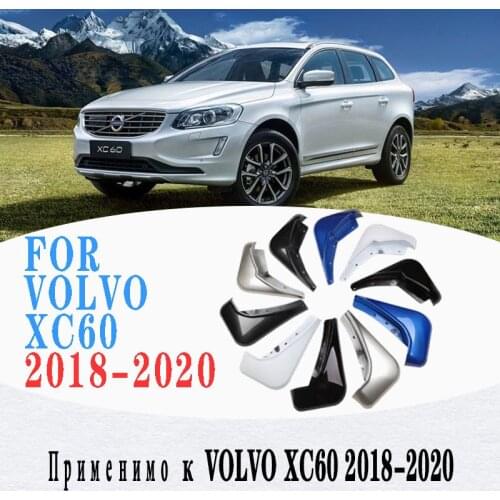Front Rear For 2018-2020 Volvo XC60 Mudguards Fenders XC60 mud flaps splash Guard Fender car accessories auto styline 4pcs