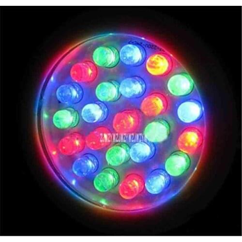 Underwater Colorful Lights 220V/24V 5-9W Fountain Nozzle Landscape Lights 36pc Beads LED Middle Hole Waterscape Lights