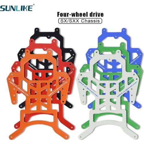 The Self-Made 4WD Fiberglass Chassis Is Strengthened And Suitable For Tamiya Four-Wheel Drive SX And SXX Chassis Accessories