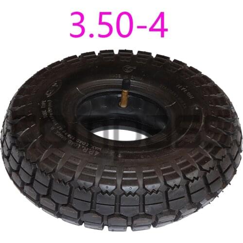 Motorcycle 4.10/3.50-4 Tire Scooter tyre 3.50-4 Inner Tube For Mini ATV wheel Tires Trolley
